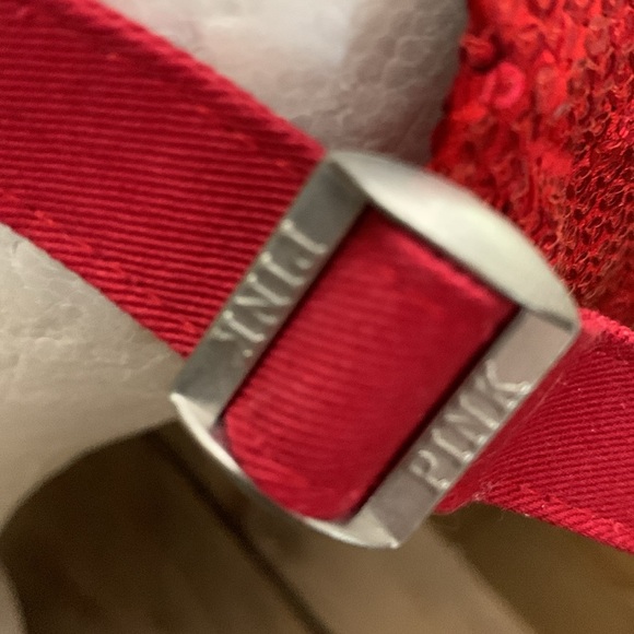 Phillies - Victoria’s Secret PINK Sequin Cap Baller Hat Take Me Home ♥️🤍🧢 - Picture 5 of 9